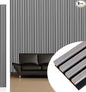 NeatiEase Wood Wall Panels, 9 Feet Acoustic Slat Wall Panels by NeatiEase