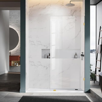 Shower Glass Panel 20.5" W×78.75" H, 3/8" Thick Clear Tempered Glass Panel - Image 7