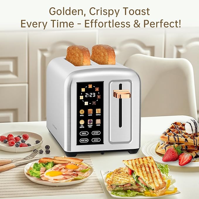 SEEDEEM Toaster 2 Slice, Real Touch Screen - Image 8