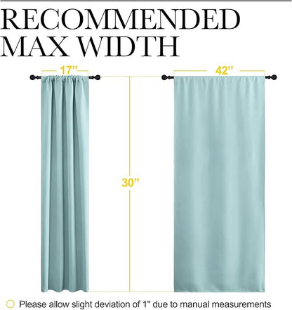NICETOWN 2 Panels Blackout Curtains, Rod Pocket Thermal Insulated Drapes - Image 5
