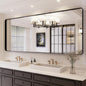 ISKM Black Framed Mirror for Wall 84"x 32", Large Bathroom Mirror Anti-Rust by ISKM-IStillKeepMovin