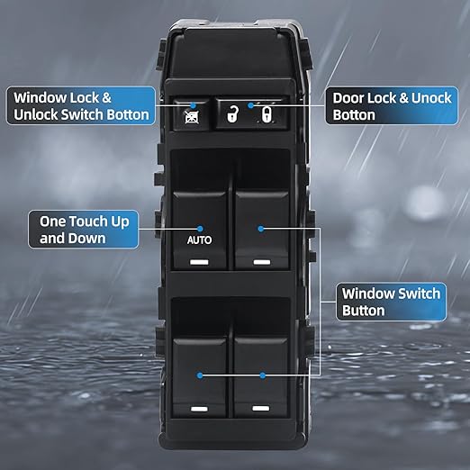 WUANGKI Master Power Window Switch Front Driver Side Compatible - Image 7