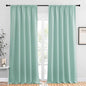 NICETOWN Blackout Curtains for Living Curtains, Aqua Blue, 2 Panels, 52 by 95 by NICETOWN