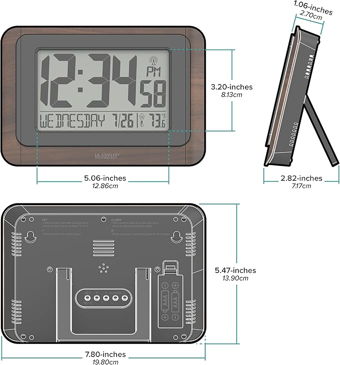 La Crosse Technology 513-17907-INT Digital Atomic Clock - Image 4