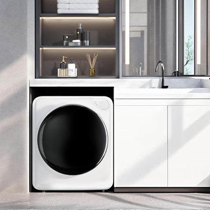 1.7 Cu.Ft Portable Clothes Dryer, 800W Front Load Compact Laundry Dryer Machine - Image 6