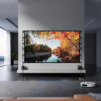 TOWOND Projector Screen and Stand, 120 inch Outdoor Projector Screen Indoor - Image 9
