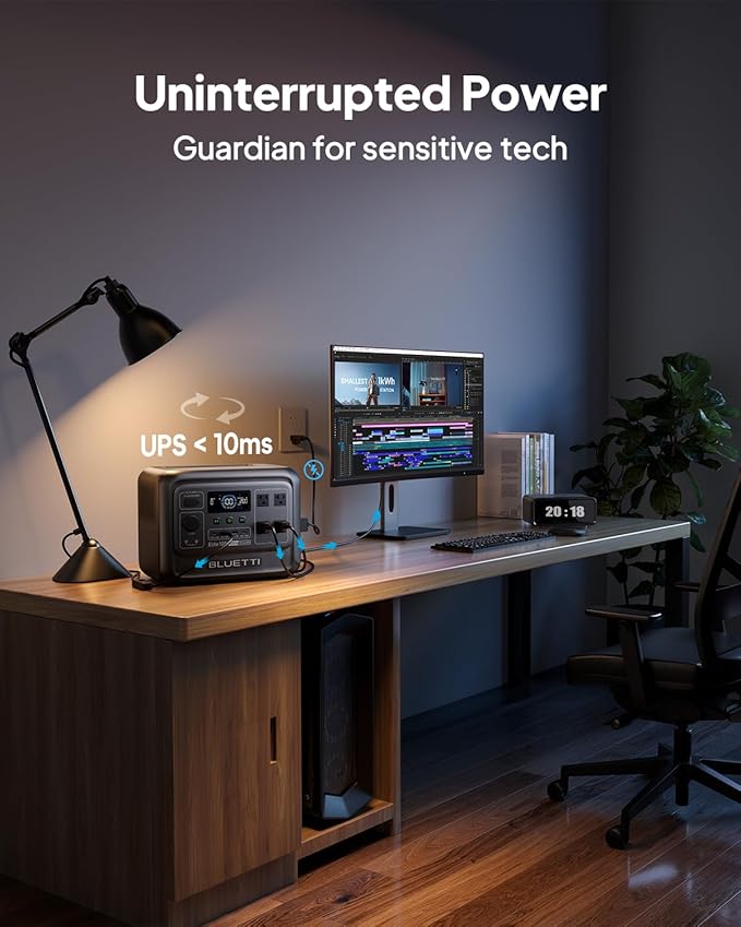 BLUETTI Elite 100 V2 Portable Power Station & Charger 1, 1024Wh LFP w/ 1800W AC - Image 5
