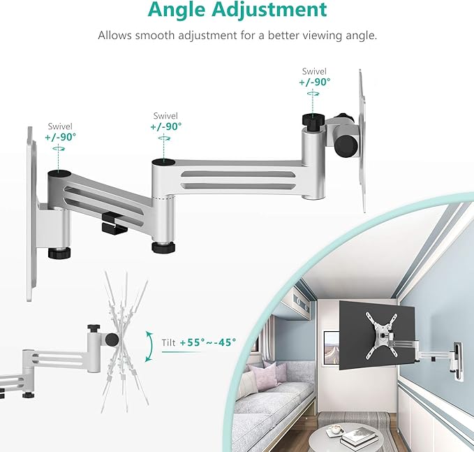 WALI RV TV Mount, Lockable TV Wall Mount - Image 4