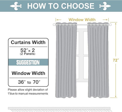 ChrisDowa Grommet Blackout Curtains - Image 5
