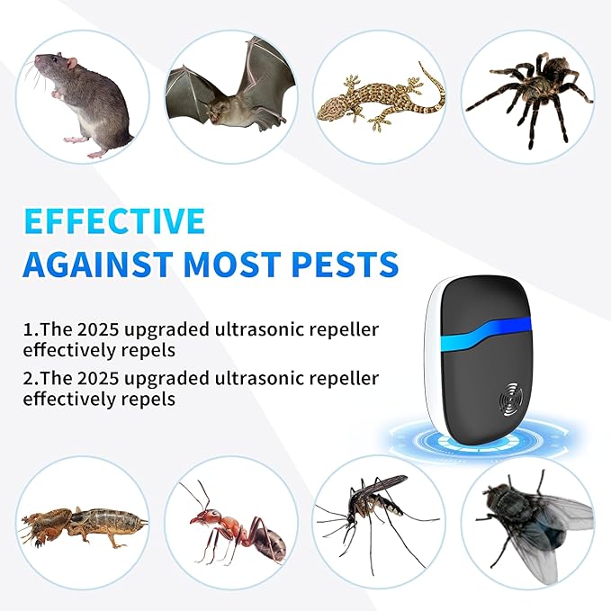 2026 Upgraded Mouse Repellent Ultrasonic Plug in Electronic Rodent Repellent - Image 3