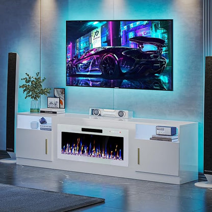 VITESSE TV Stand Fireplace - Image 7