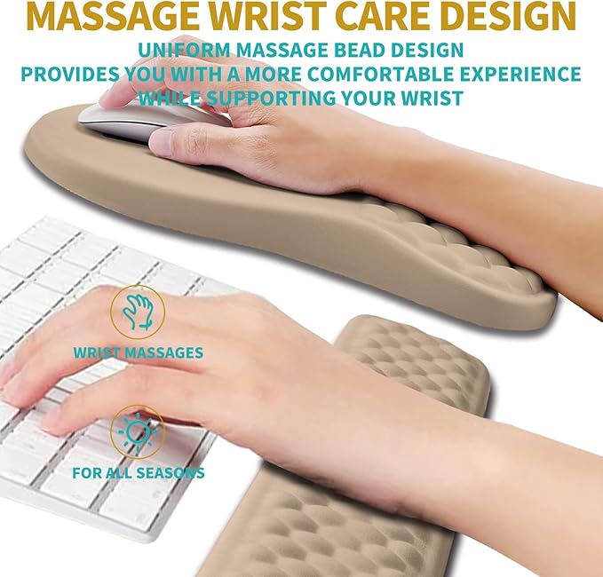 Hokafenle 2 in 1 Ergonomic Mouse Pad Wrist Support & Wrist Rest - Image 4