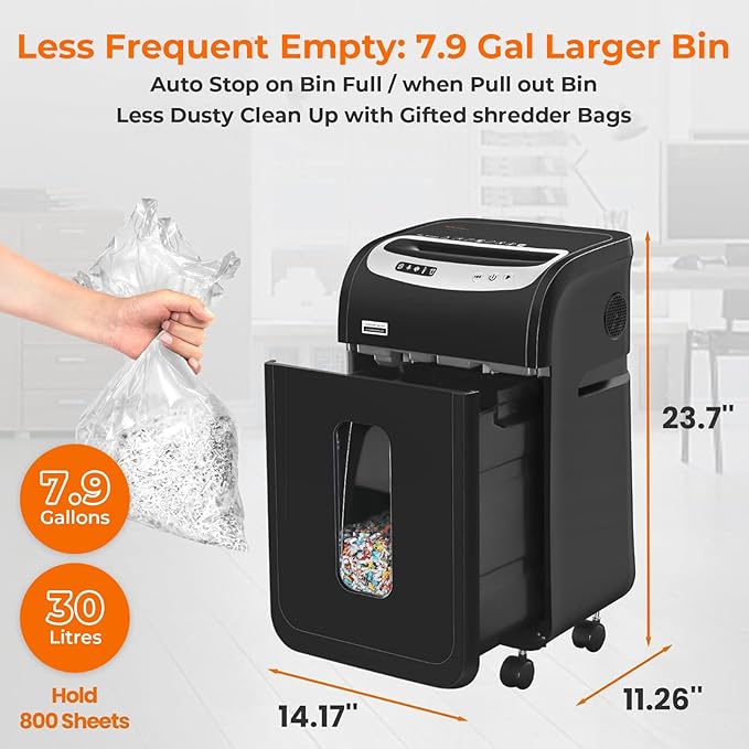 Paper Shredder for Home Office Heavy Duty - Image 6