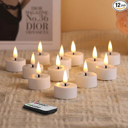 Eywamage White LED Tealights by EywamageCandles