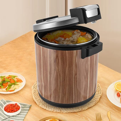 24.3qt/23L Commercial Rice Warmer, 110W Electric Adjustable Temperature Soup - Image 8