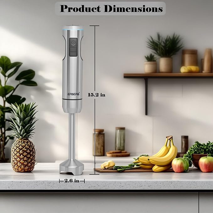 Handheld immersion Blender 11-Speed, 1000W Immersion Blender - Image 7