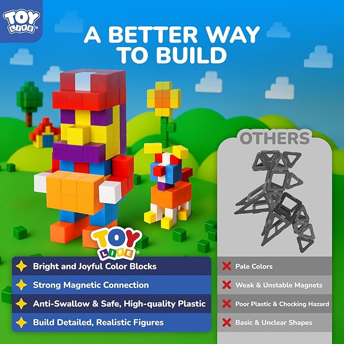 80PCS Magnetic Blocks, Magnetic Building Blocks - Image 4