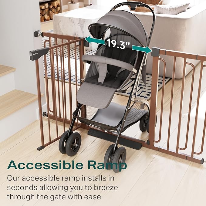 Cumbor 29.7-57" Extra Wide Baby Gate - Image 6