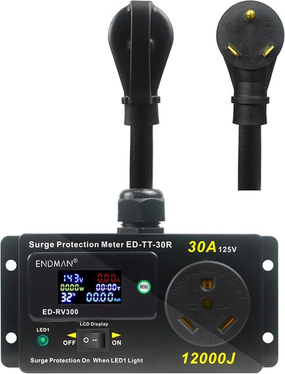 ENDMAN RV 30 Amp Surge Protector by ENDMAN