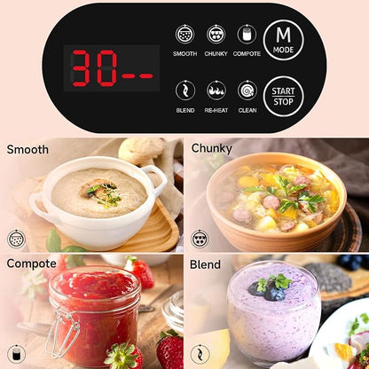 Homtone Soup Maker 2L, Makes 2-6 Servings, 6-in-1 Multifunctional Smooth and - Image 3