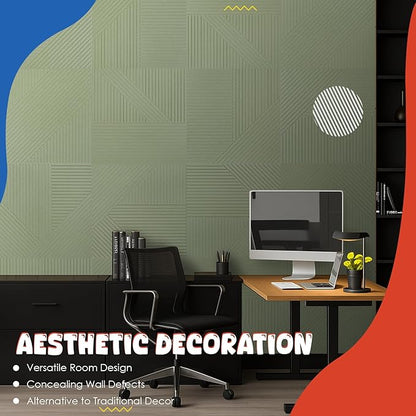EVENRISING Acoustic Panels 6 Pack, Soundproof Wall Panels 23.6 x 23.6 Inches - Image 5