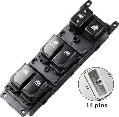 SCHUSSPART Front Left Driver Side Master Power Window Control Switch Button - Image 4