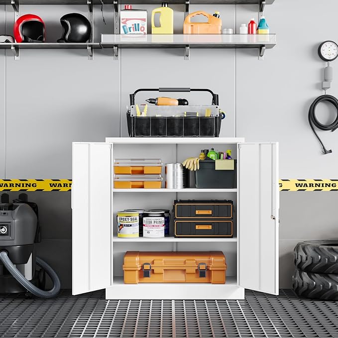 Yizosh Metal Garage Storage Cabinet - Image 6