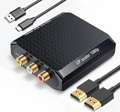 WENTER AV to HDMI Converter, 1080P RCA Composite to HDMI Adapter, Mini Analog by Wenter