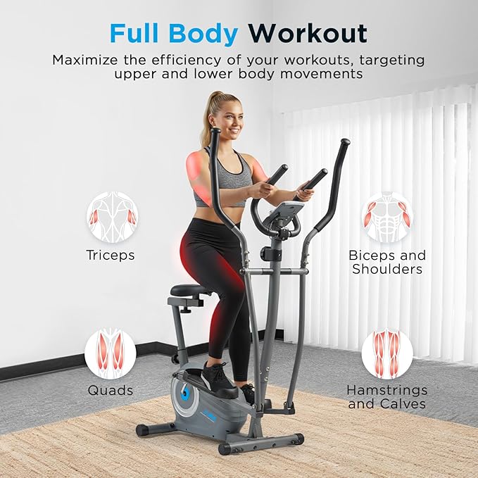 JLL Smart Upright Elliptical & Full-Body Cross Trainer – Compact, Low-Impact - Image 4