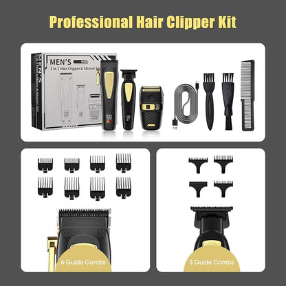 RESUXI Hair Clippers for Men Cordless Hair Trimmer Electric Shavers for Men Set - Image 7