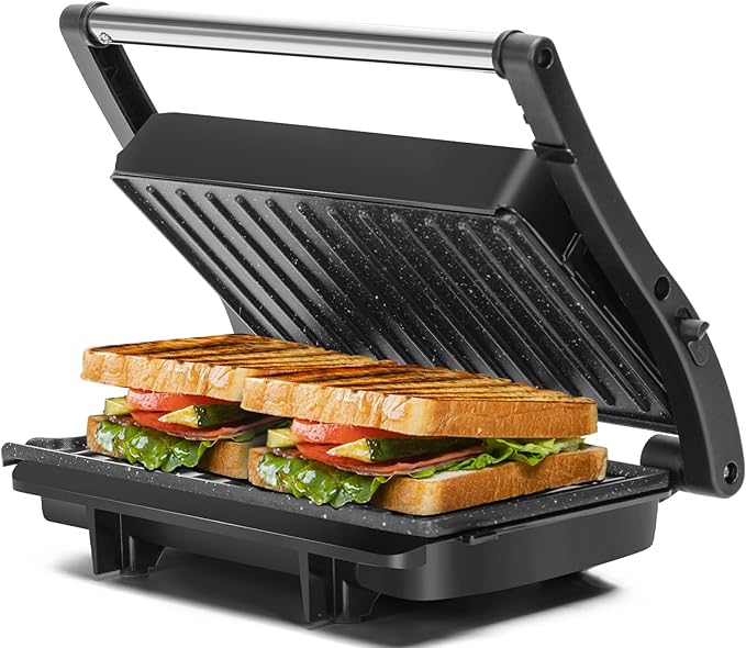 Panini Press Grill, Aigostar 1000W Sandwich Maker by Aigostar