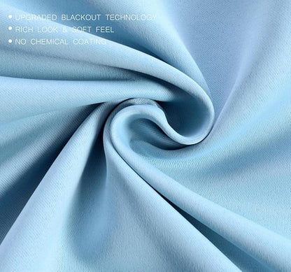 MIUCO Room Darkening Soild Grommet Blackout Curtains Panels - Image 4