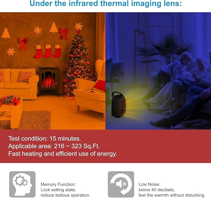 Electric Fireplace Stove Heater - Image 4