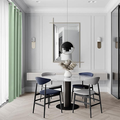 DWCN Light Green Blackout Curtains - Image 3