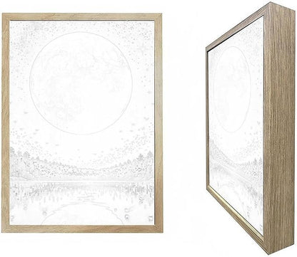 URVIP LED Glowing Photo Frame, 3D Starry-Sky Moon Animal Wall Art, 9x12 Inches - Image 3