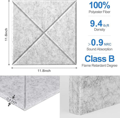 Sonicism 12 Pack X-Lined Acoustic Panels - Image 5