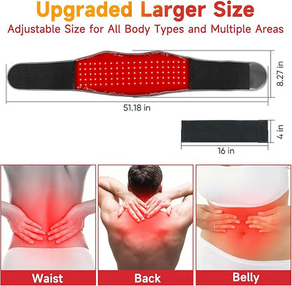 Red Light Therapy Belt for Body: Massage Heating Infrared Light Device - Image 6
