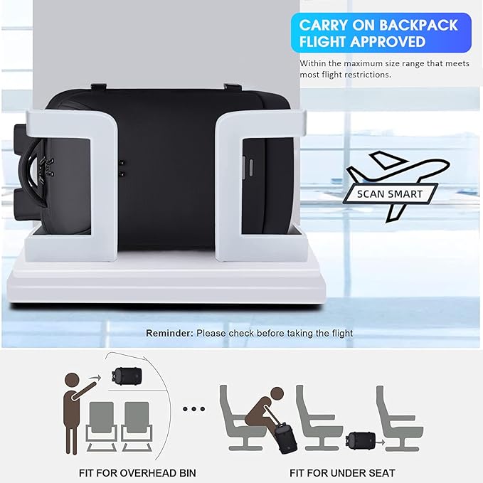 Vacuum Seal Travel Backpack 45L Expandable Air Compression System Water - Image 6