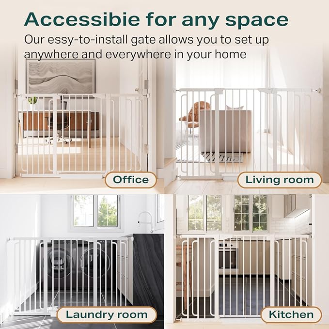 Cumbor 36" Extra Tall Baby Gate - Image 6