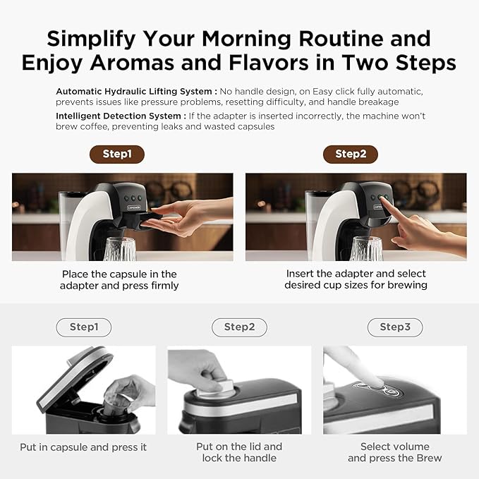 Warriors1 Coffee Maker for Keurig K Cup pod, Espresso Machine for Nespresso - Image 6