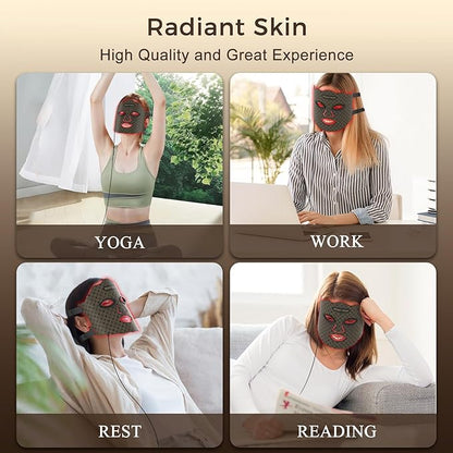 Red Light Therapy for Face & Neck, 7-1 Colors LED Light Therapy mask, - Image 6