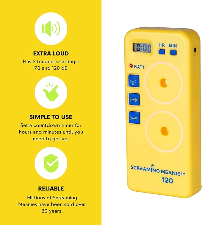 Screaming Meanie TZ-120 Extremely Loud Alarm Timer, or Travelers - Image 3