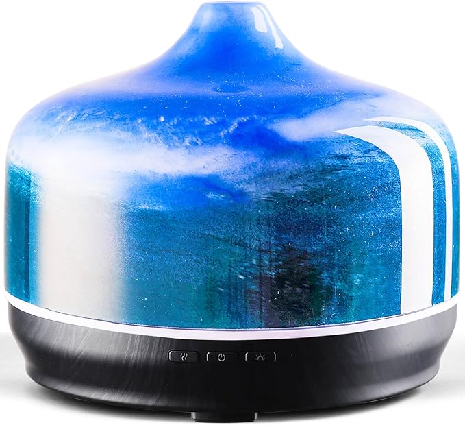 Porseme 500ml Glass Essential Oil Diffuser Aromatherapy Ultrasonic Cool Mist by Porseme