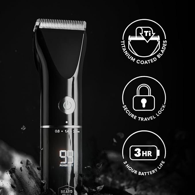 Beard Club Mens Grooming Kit & Beard Trimmer - Image 5
