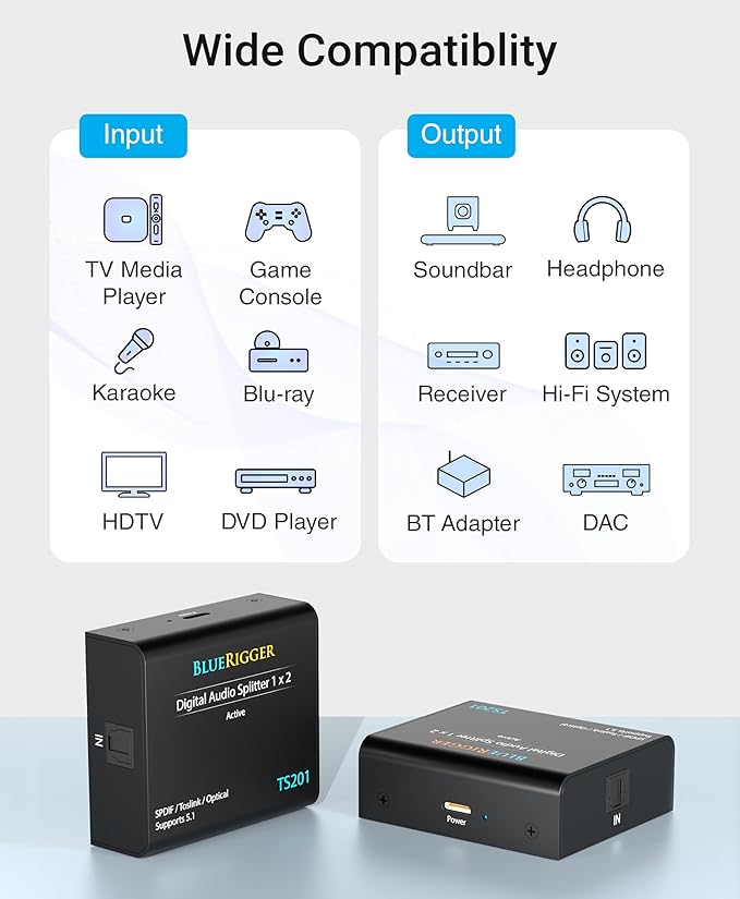 BlueRigger Digital Optical Audio Splitter - Image 8