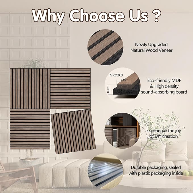 ARMURO Wood Slat Wall Panel - Image 3