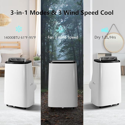 Portable Air Conditioners, 14000 BTU Portable AC Unit - Image 6
