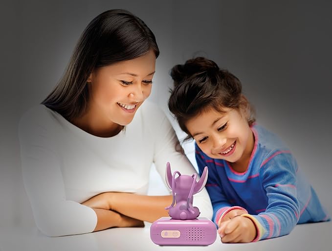LEXiBOOK, Disney Stitch, Angel Night Light Alarm Clock, Sounds and Melodies - Image 6