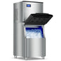 Commercial Ice Maker Machine 500LBS/24H 360LBS Ice Bin LCD Touch Screen Self by RAPSUAR