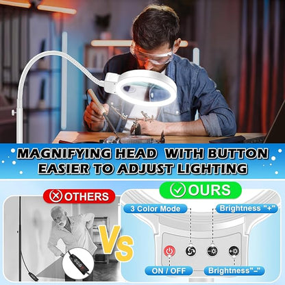 30X 10X Large Floor Magnifying Glass - Image 5